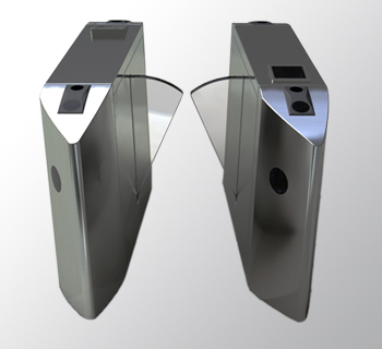 豪华桥式尖角弧形翼闸ZRZN-JW328